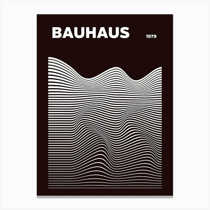 Bauhaus Frankfurt April 1979 Canvas Print by BadrBrand
