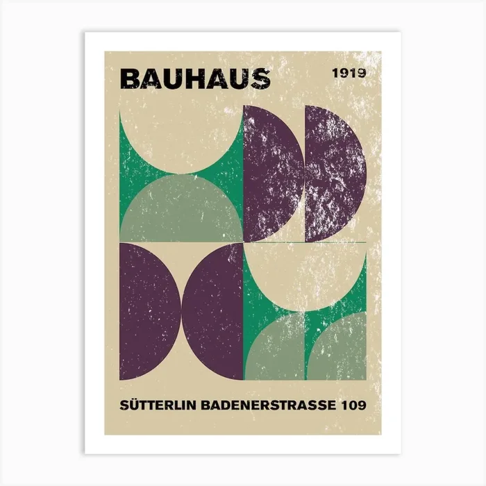Bauhaus Sutterlin Badenerstrasse Art Print by Scandinavian Design