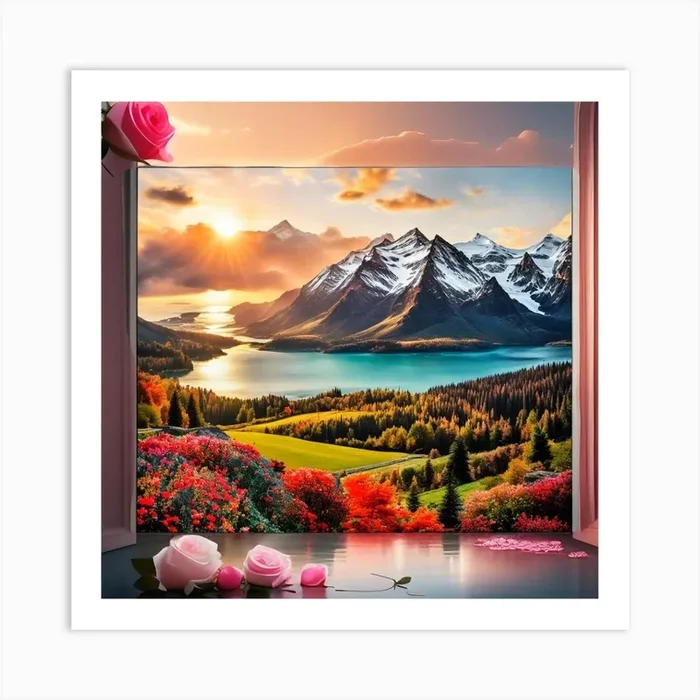 Beautiful picture Ai Art PrintAA by Ai Artist