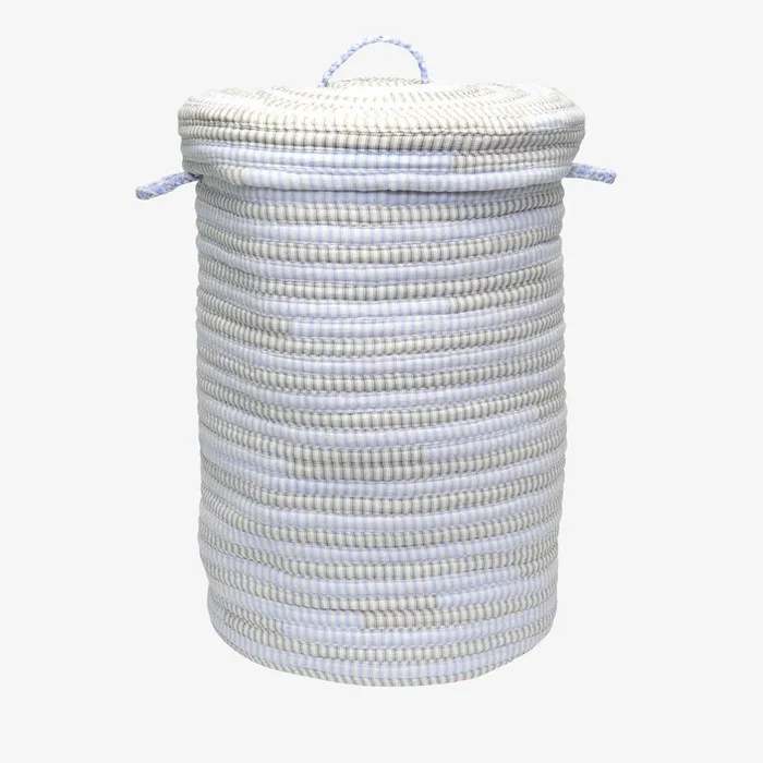 Bella Nursery Hamper – Blue / Grey by Colonial Mills
