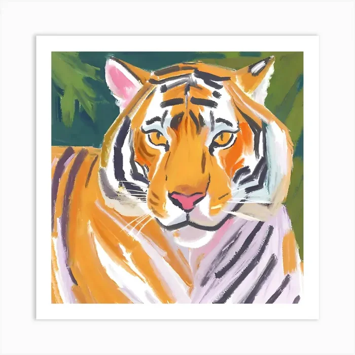 Bengal Tiger 01 Art Print by Lisa Baum