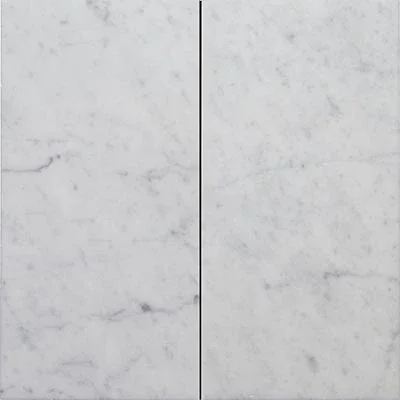 Bianco Carrara Honed Marble Tile 6 “X12 “