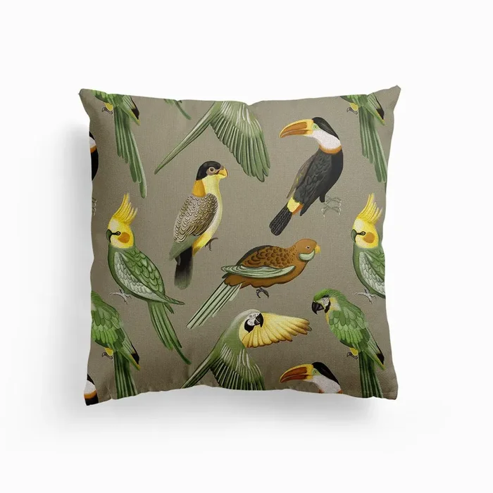 Birds Canvas Cushion by Happy People Prints