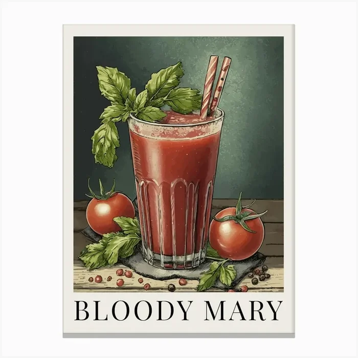 Bloody Mary Canvas Print by Andreas Magnusson