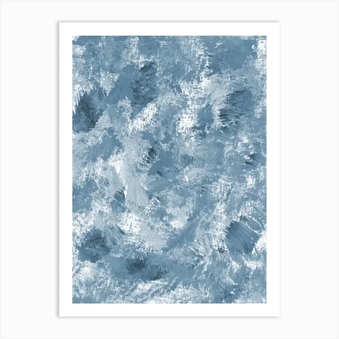 Blue Light Art Print by Froze Studio