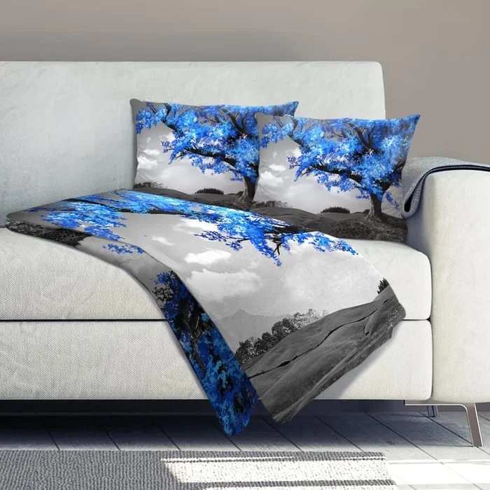 Blue Tree in the Grey Landscape Dream Home Bundle