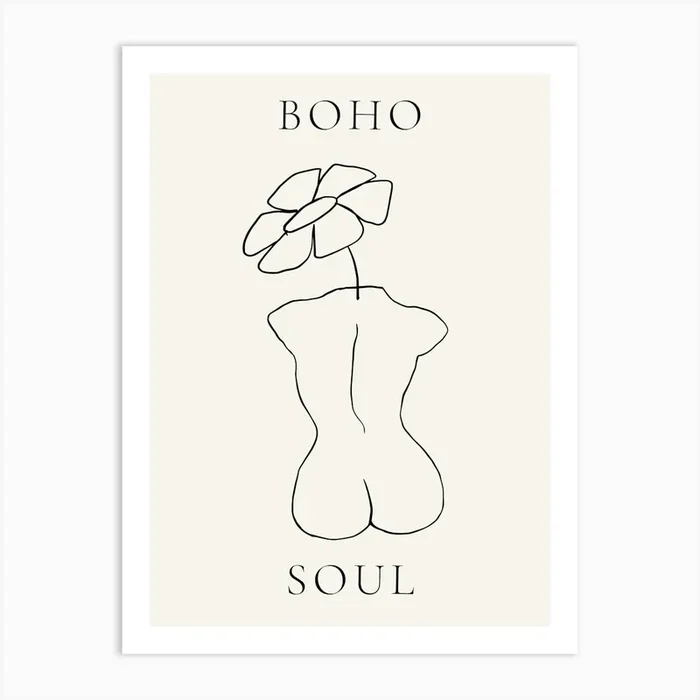 Boho Soul 40 Art Print by Henri Matisse Style Prints