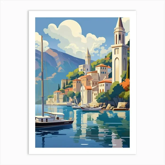 Bosphorus Cruise Prince Islands Pixel Art 4 Art Print by PixelPerfect