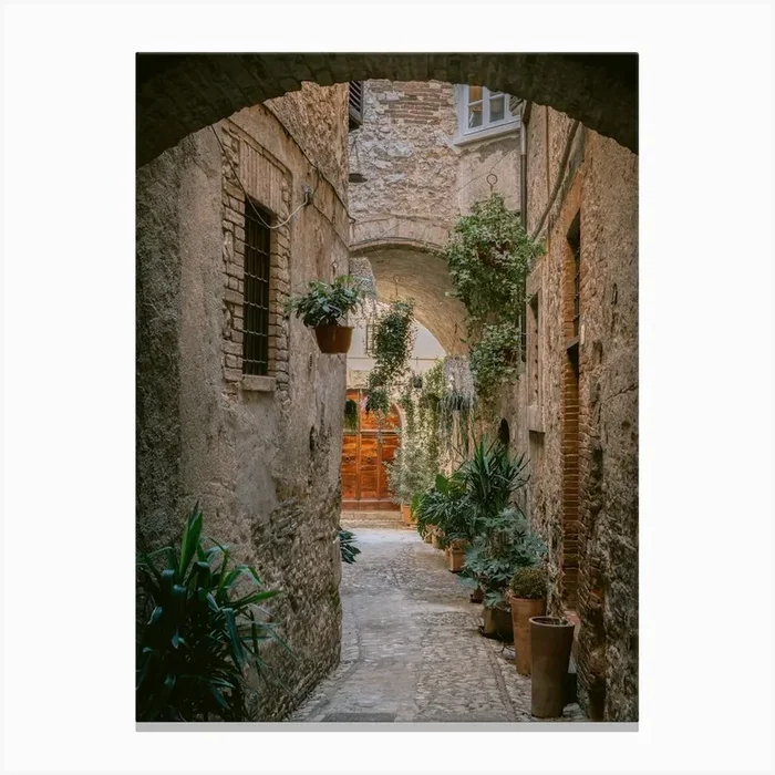 Botanical Small Street Canvas Print by Marika Huisman