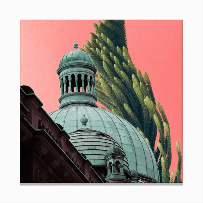 Botany Castle II Canvas Print by Zala02Creations