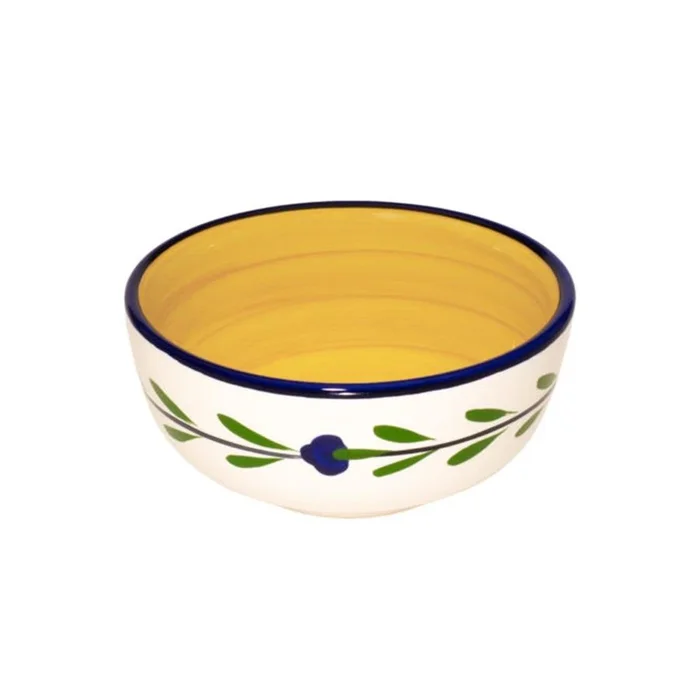 Bowl Set – Set of 4 – White & Yellow & Blue & Green | Bella Flora