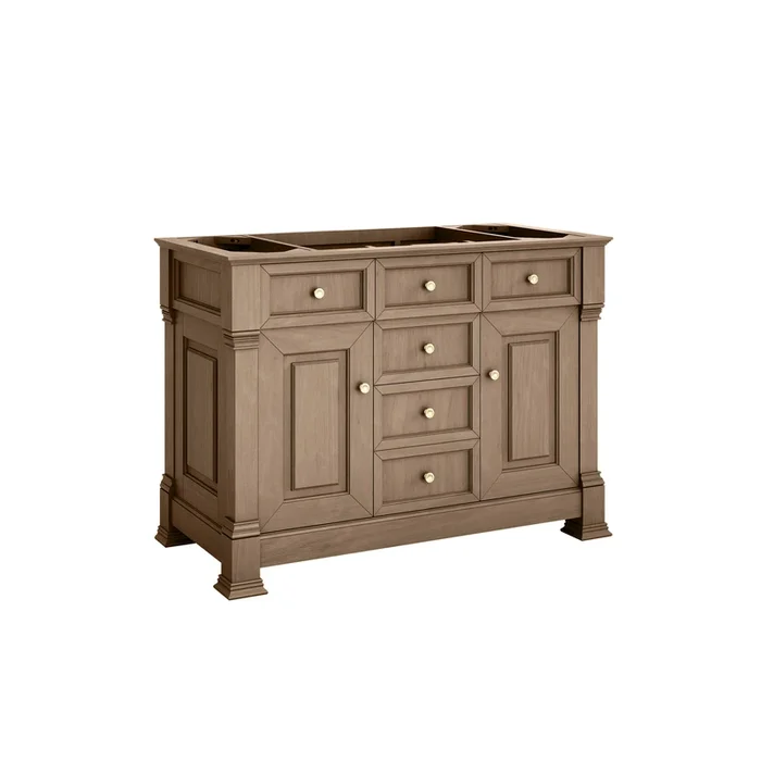Brookfield 48 ” Single Vanity, Pecan
