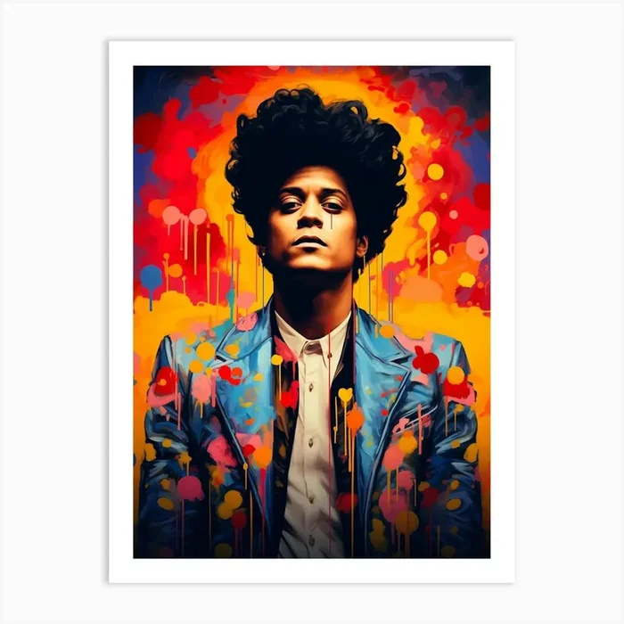Bruno Mars (3) Art Print by ftoreycynae