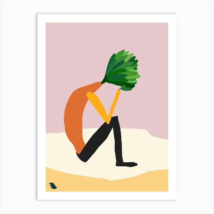 Bud Art Print by Ana Bolshaw