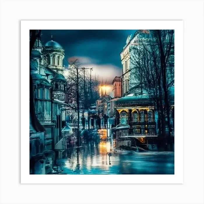 Bulgarian City Art Print by AleR2007