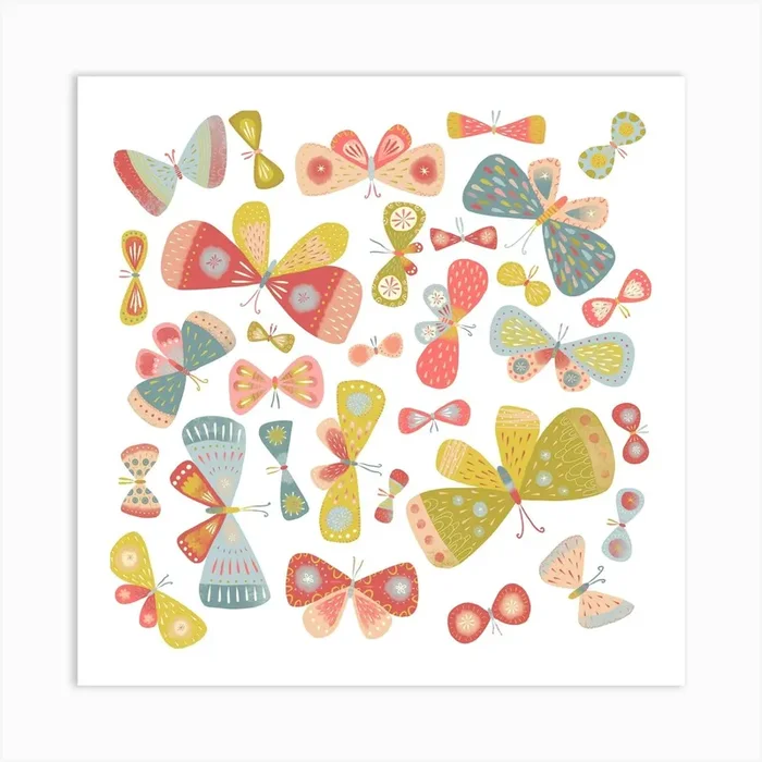 Butterfly Tango Art PrintNS by Nic Squirrell