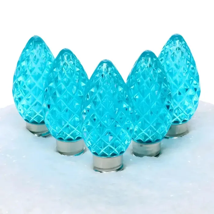 C7 Teal ProCore LED Christmas Light Bulbs