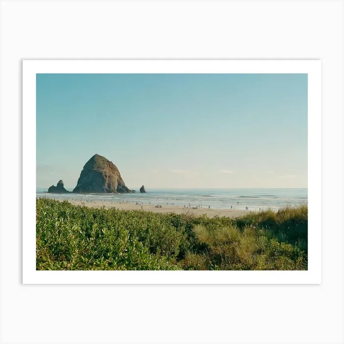 Cannon Beach V on Film Art Print by Bethany Young