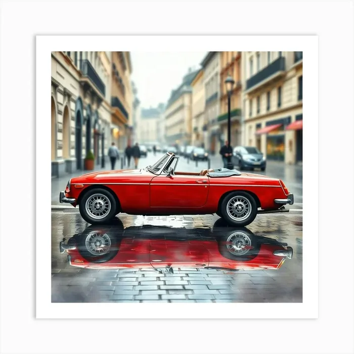 Car Art 111 Art Print by Autopia