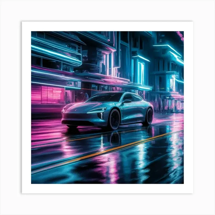 Car Art 135 Art Print by Autopia