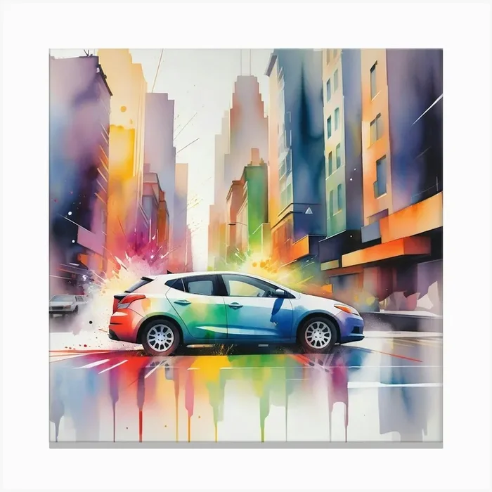Car Art 142 Canvas Print by Autopia