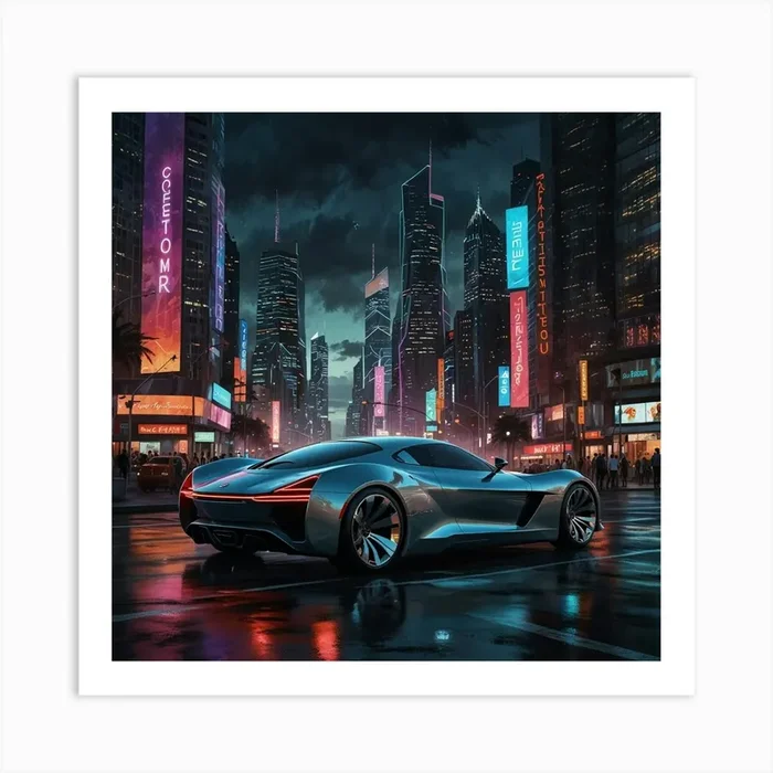 Car Art 172 Art Print by Autopia