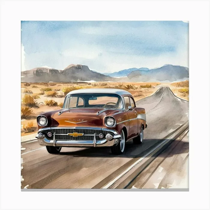 Car Art 202 Canvas Print by Autopia