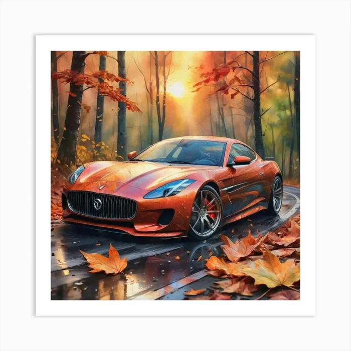 Car Art 267 Art Print by Autopia