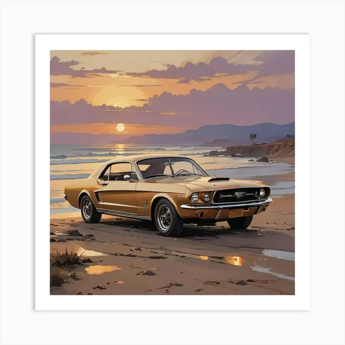 Car Art 35 Art Print by Autopia