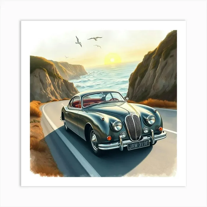Car Art 54 Art Print by Autopia