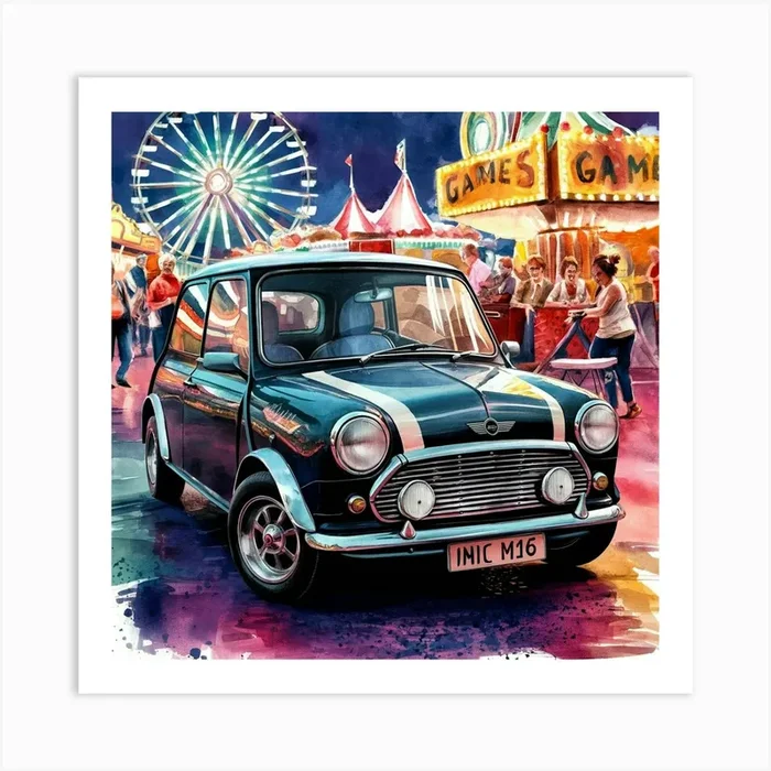 Car Art 76 Art Print by Autopia