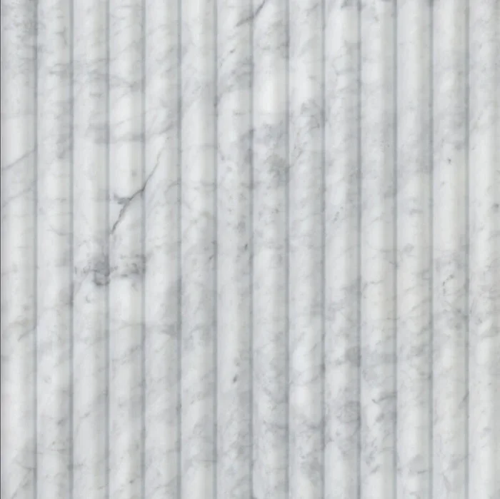 Carrara White Milano Ribbo 12×24 Honed