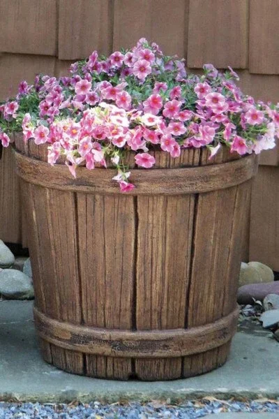 Castaway Round Planter 18.5 ” High