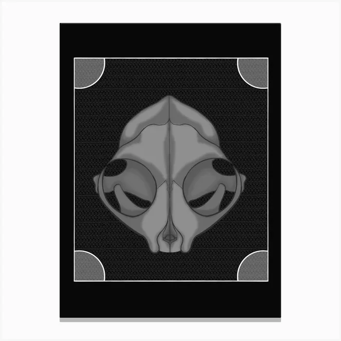 Cat’s morgue Canvas Print by Deetapeeta