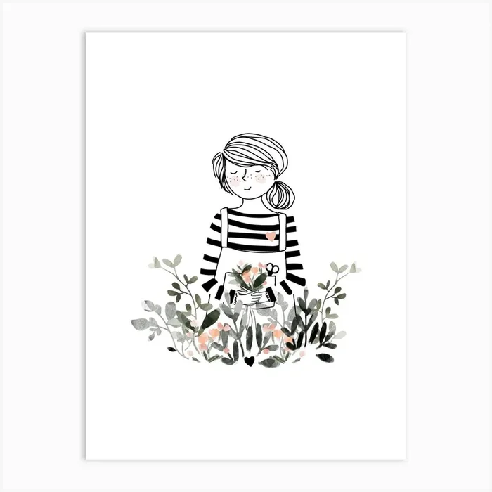 Ces Quelques Fleurs Art Print by My Lovely Thing