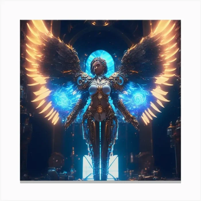 产品名称中包含顶级域名,检查并适当处理后再继续! Angel Of War 2 Canvas PrintK by K.ES.Fosters.Enterprises