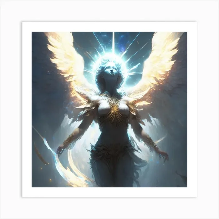 产品名称中包含顶级域名,检查并适当处理后再继续! Angel Of Light 1 Art PrintK by K.ES.Fosters.Enterprises