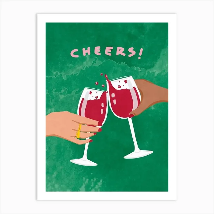 Cheers Art Print by Raissa Oltmanns