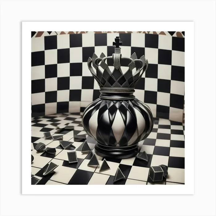 Chess Game Art Print by Backdrop Bliss