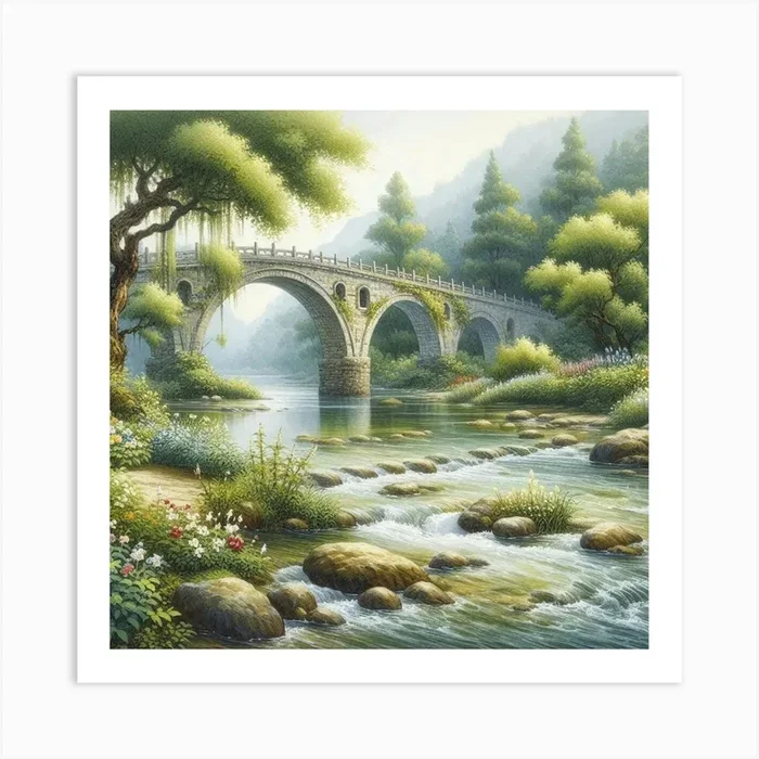 Chinese Art 578 Art Print by Jade Ink