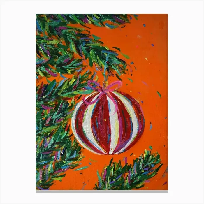 Christmas Decoration Canvas Print by Dawn Underwood