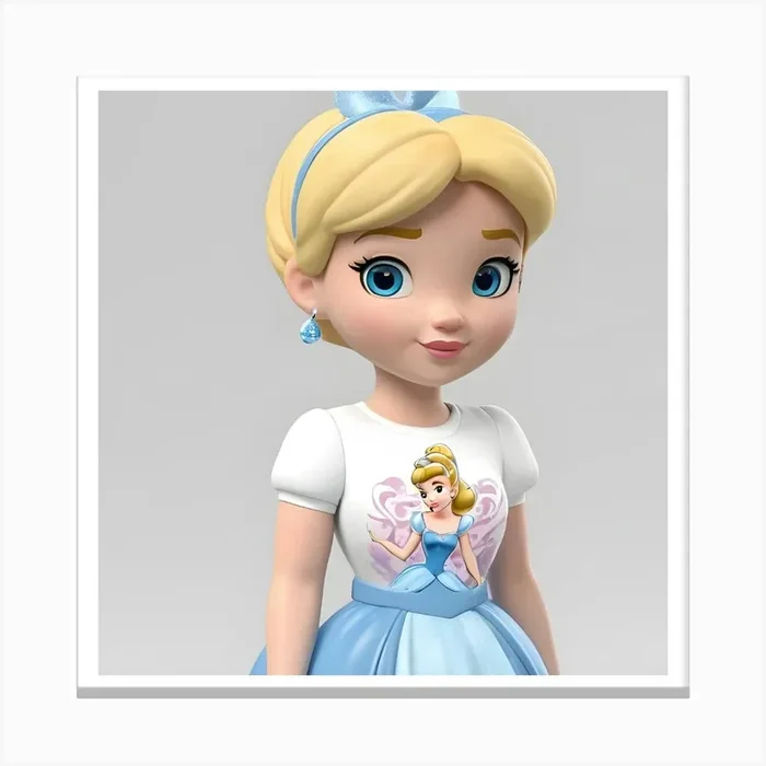 Cinderella dress Canvas Print by Bethan