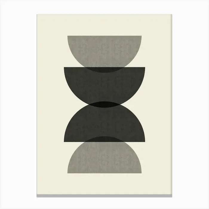 Circles in balance 5 Canvas Print by Vitor Costa