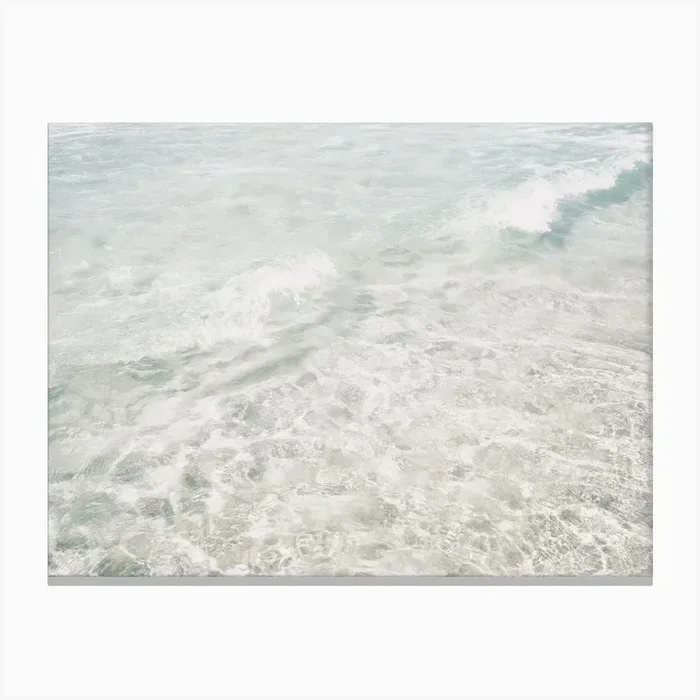 Clear Ocean Water Canvas PrintIP by Inkish Prints