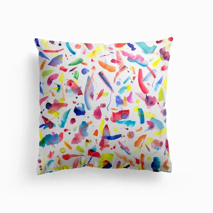 Colorful Summer Flavours Cushion by Ninola Design