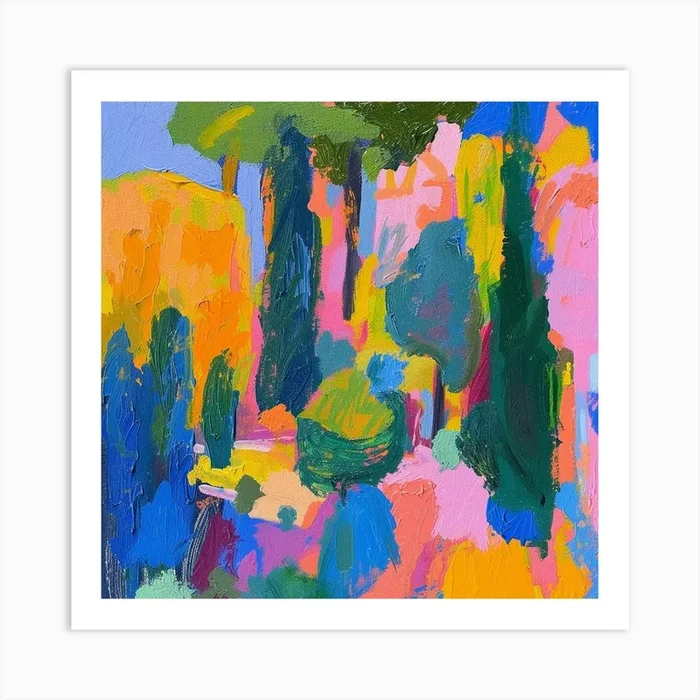 Colourful Gardens Hidcote Manor Garden United Kingdom 3 Art Print by Hue Horizons Art Prints