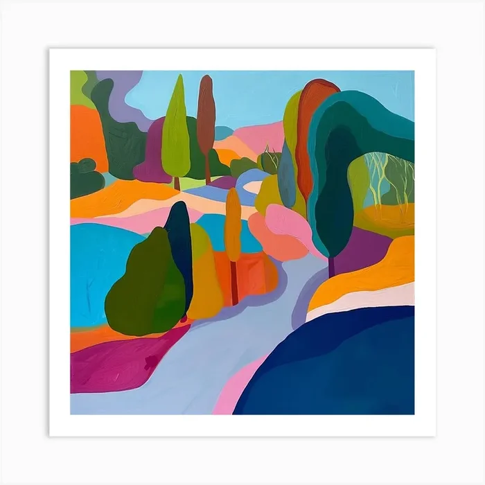 Colourful Gardens Rosendals Trdgrd Sweden 3 Art Print by Hue Horizons Art Prints