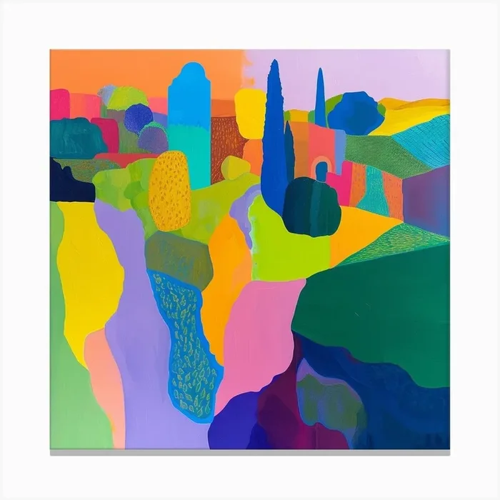 Colourful Gardens Sissinghurst Castle Garden England 3 Canvas Print by Hue Horizons Art Prints