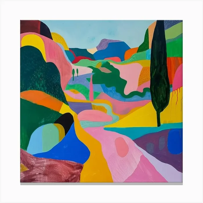 Colourful Gardens Tresco Abbey Gardens United Kingdom 2 Canvas Print by Hue Horizons Art Prints