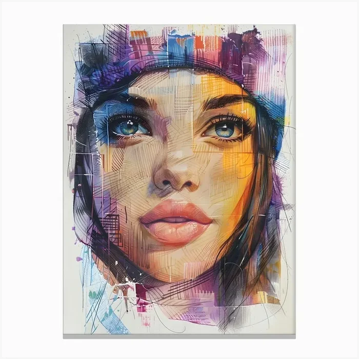 Contemporary Woman 3 Canvas PrintSC by S.K. Coghlan